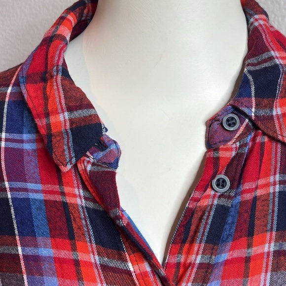 Lane Bryant Plaid Button Down Shirt - Size 14/16 - Picture 3 of 6